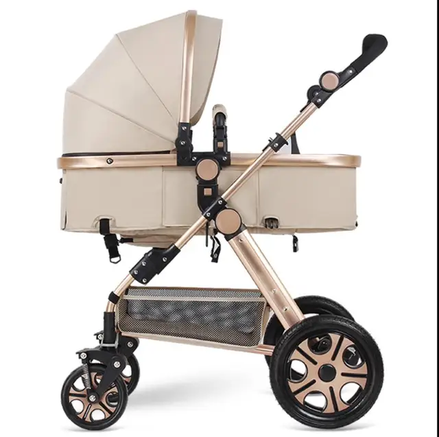 landscape baby trolley can sit can lie fold baby buggies in four seasons Two way shock avoidance