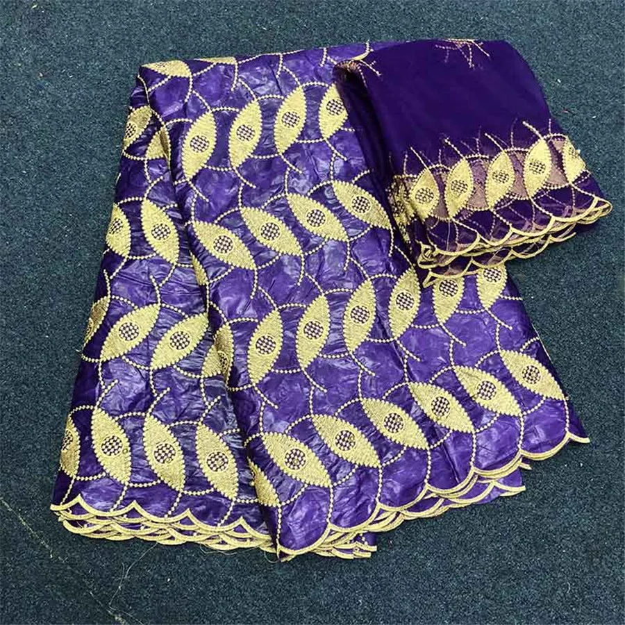 

African bazin riche getzner 2019 high quality lace with nigerian lace fabric latest guinea brocade fabric 5+2yards/lot