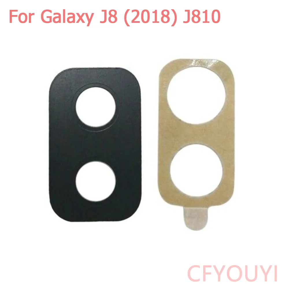 

10-100pcs For Samsung Galaxy J8 2018 J810F J810FD J810G Rear Back Camera Glass Lens Cover with 3M Adhesive Sticker