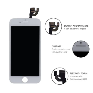 Image 3 - Efaith için komple LCD iPhone 6 6s veya 6 artı 6s artı veya 5 ekran dokunmatik ekran tam montaj ve ön kamera ve ev düğmesi