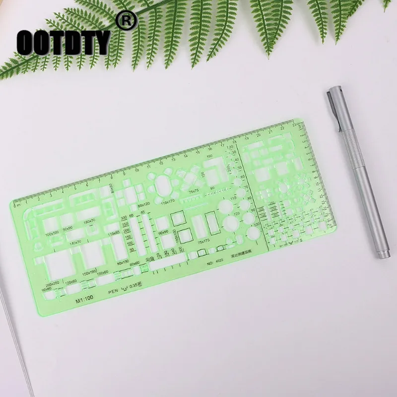Пластик трафарет геометрических фигур plantillas letras инструменты для рисования школьников канцелярские Pro дропшиппинг