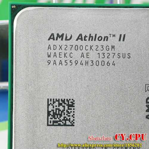 Процессор AMD Athlon II X2 270 cpu двухъядерный(3,4 ГГц/L2 = 2 м/65 Вт/2000 ГГц) Socket am3 am2+ 938 pin, X2 280