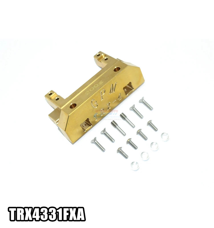 

1PC TRAXXAS TRX4 Front Servo Mount TRX4331FXA Copper Counterweight Balance Weight Servo Fixed Bracket for Crawler RC Cars