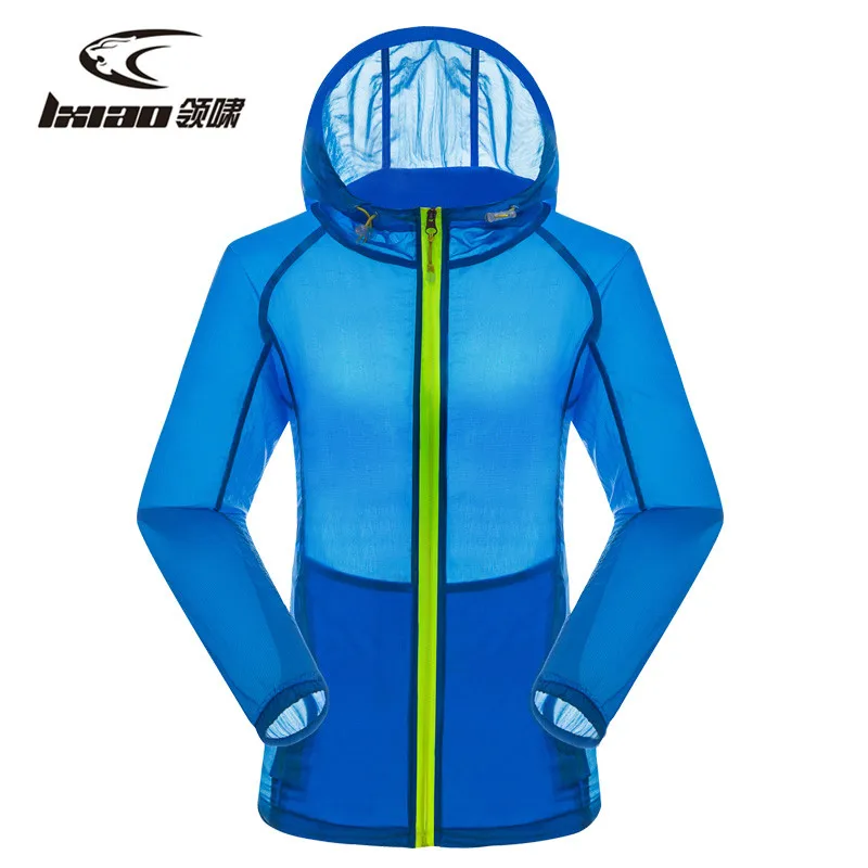 

Summer Women Quick Dry Skin Jackets Waterproof Anti-UV Coats Hoodie Outdoor Sports Hiking Clothing Camping Fishing Female Jacket