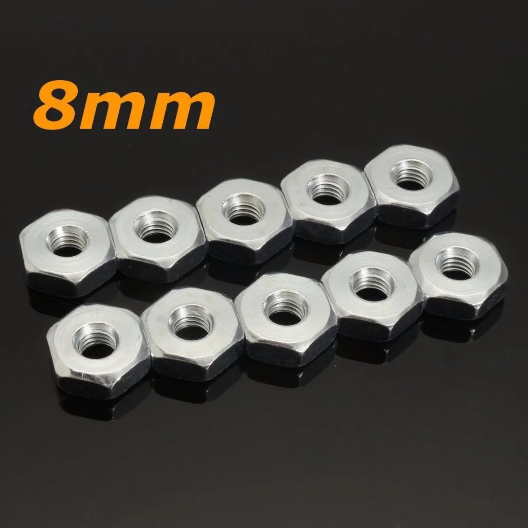 Mayitr 10 PCS Guide Bar Nut For MS180 MS250 MS381 MS361 MS440 MS660 Chainsaw Replacement