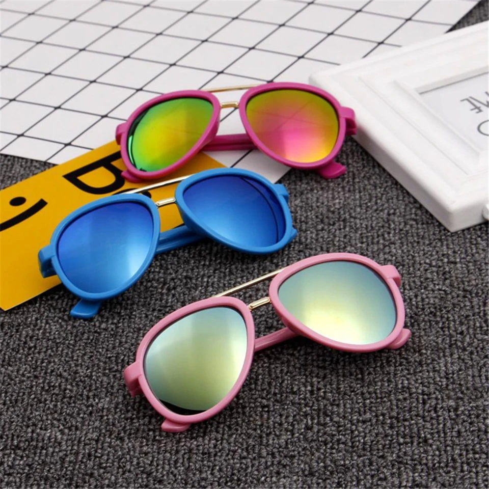 Vintage Pilot Boy Girls Kids Sunglasses Brand Designer Children Sun Glasses Oculos De Sol Gafas Lunette De Solei (2)