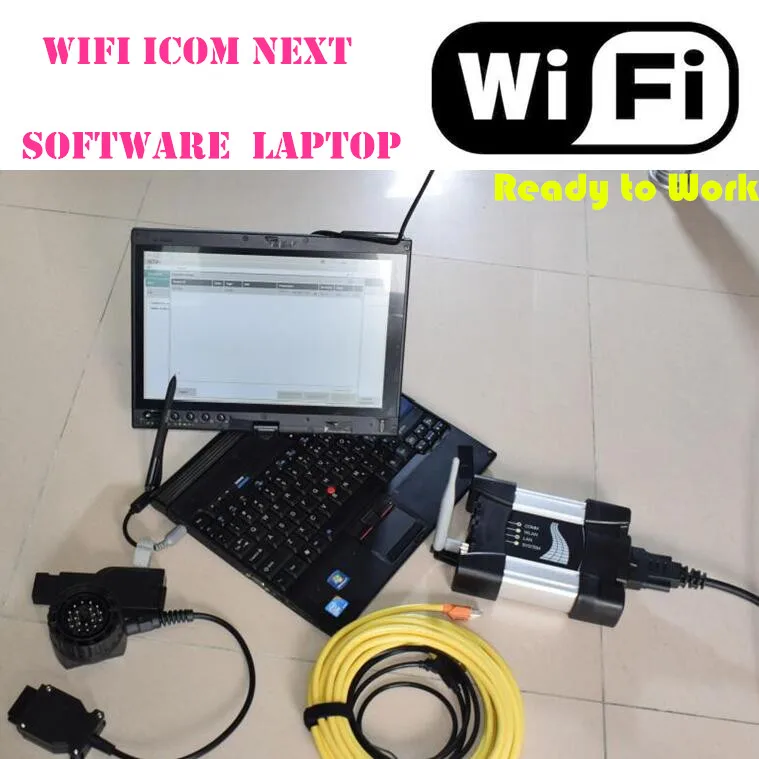 Wi-Fi для bmw icom следующий диагностический инструмент Wi-Fi для bmw hdd 500 gb 2018,12 v программное обеспечение ISTA экспертный режим с ноутбуком x200t прямая