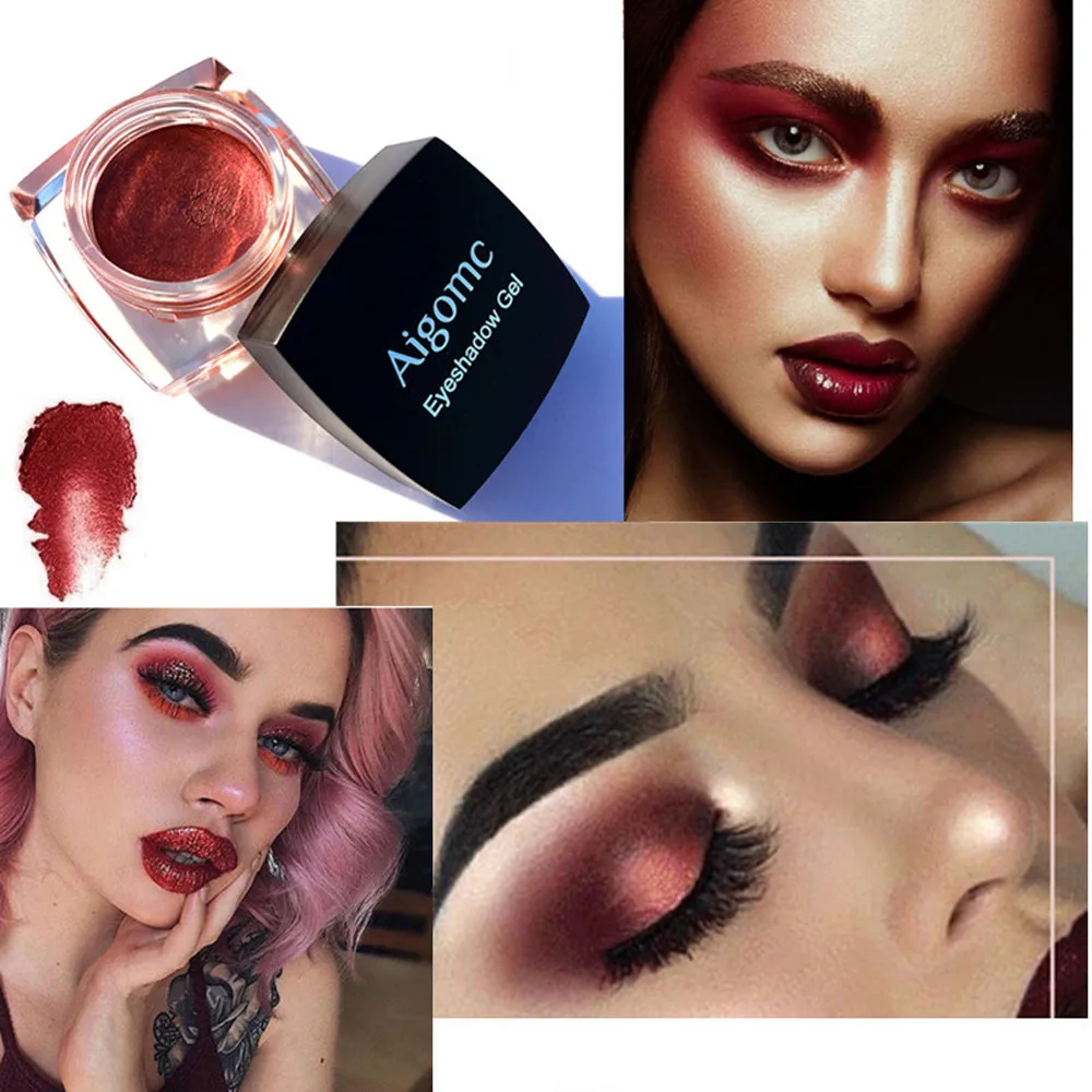 AIGOMC Highlighter Make Up Concealer Shimmer Face Glow Eyeshadow Highlighter Cream Cosmetic