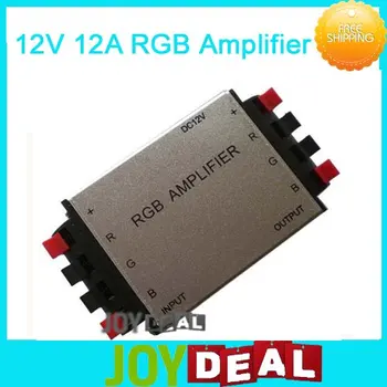 

DC12V 12A 144W Non-waterproof Clip Style RGB Signal Amplifier for SMD 3528&5050 LED Strip Light