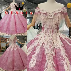 Высокое качество 2019 vestido de festa трапециевидной формы вырез лодочкой пайетки элегантное вечернее платье халат De Soiree длинное вечернее платье