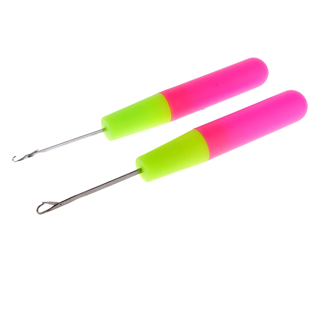 5pcs Crochet Latch Hook Lock Needles for Hair/ Micro Braid Needle Dread Lock
