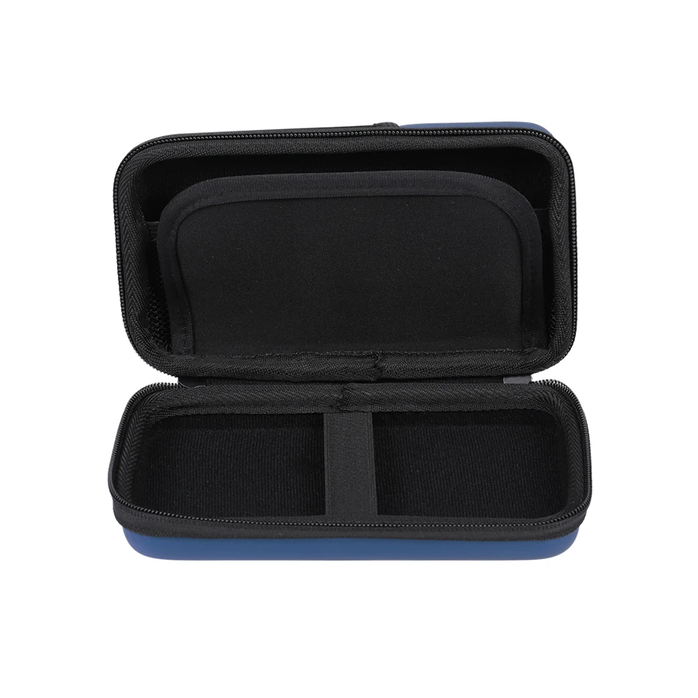 Жесткий диск сумка для хранения Портативный чехол EVA противоударный органайзер для Жесткий кабели для диска Зарядное устройство ударопрочный синий