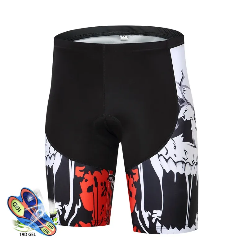 

2019 Cycling Shorts with Soft Pad Unisex Bicycle Cycling Comfortable Underwear Silica 9D gel Padded Bike Short Pants