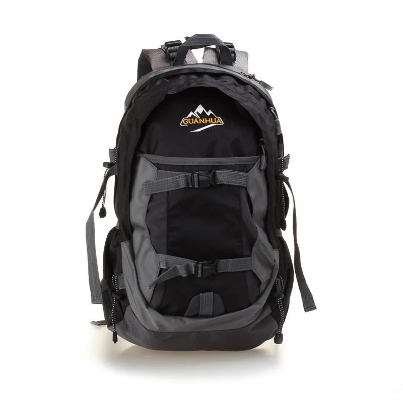 Унисекс Открытый 35Л Спортивная Сумка Повседневный Рюкзак для альпинизма походный рюкзак для путешествий мягкий дышащий Легкий Рюкзак - Цвет: Black