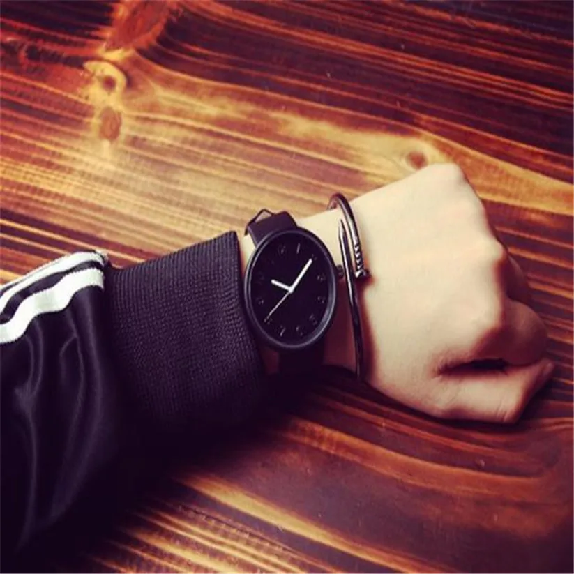 Простые Модные мужские и женские кварцевые часы с циферблатом, наручные часы с кожаным ремешком, брендовые роскошные часы Relogio Masculino Feminino CC5