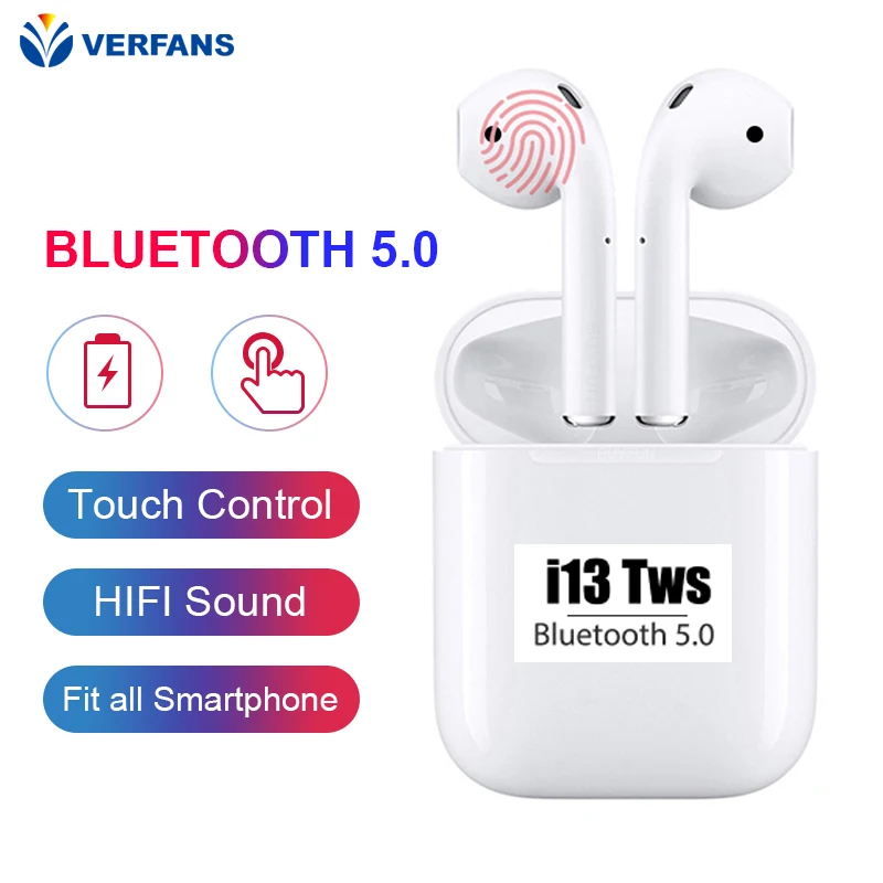 

Original i10 tws i13 tws i14 i15 i16 Tws Wireless Bluetooth Earbuds Touch control Headsets tws i10 Headphones for all iPhone