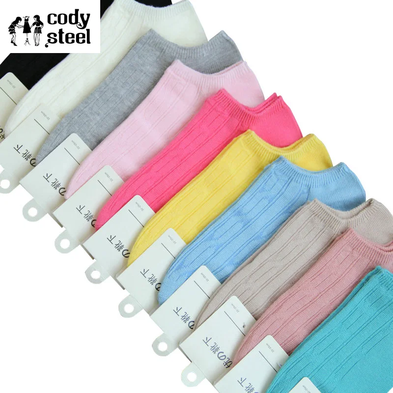 

Cody Steel Woman Boat Brand Socks Fashion Candy Colors Short Socks Women Casual Comfortable Girl Invisible Socks 3pairs/lot