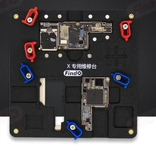

High Temperature Resistance Logic Board Clamps PCB Holder Jig Fixture for iPhone X Motherboard A11 Chip Repair Tools Kit