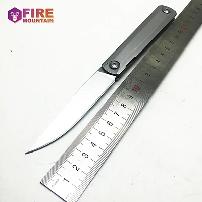 Silver ZZSQ Зебра MS2 тактический складной нож для выживания 9Cr18Mov лезвие Сталь ручка StoneWash Ножи Охота карманные ножи карманные инструменты - Цвет: Silver