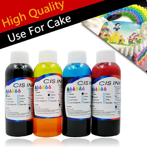 

A set of bottled edible ink,high quality food ink, use for cake ,for PGI-550 CLI-551 PGI-220 CLI-221,PGI-225 CLI-226