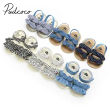 2019 Baby Sommer Kleidung Kinder Kleinkind Baby Mädchen Schuhe Bowknot Plaid Striped Floral Party Prinzessin Strand Schuhe