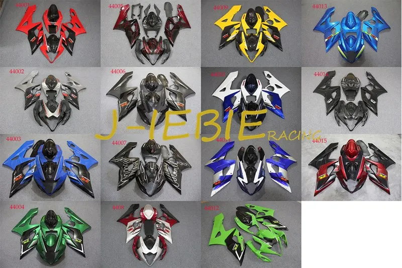 

ABS Injection Fairing Body Work Frame Kit for SUZUKI GSXR 1000 GSXR1000 K5 2005 2006