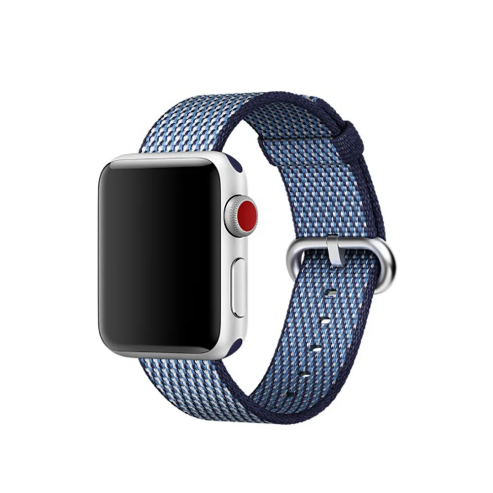 Модные нейлоновые часы correa de la banda para apple watch 42 мм 38 tela deporte Nylon pulsera iwatch 3/2/1