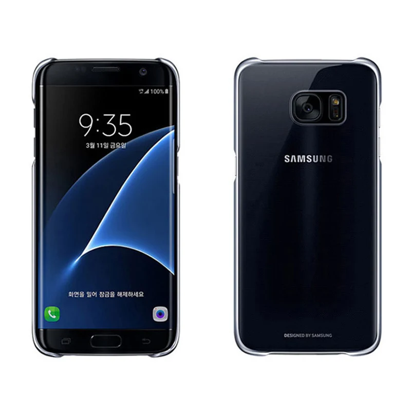 samsung прозрачный защитный чехол для телефона samsung GALAXY S7 G9300 S7 Edge G9350 ультра тонкий защитный чехол