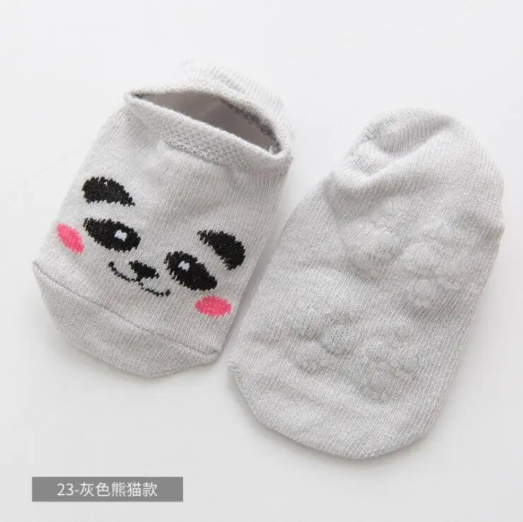 Lytwtw's/Детские хлопковые нескользящие тапки для малыша, носки в полоску для новорожденных, дешевые вещи - Цвет: 17