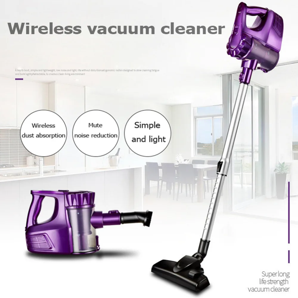 

2 in 1 Wireless Handheld Vacuum Cleaner Upright Vacuum Cleaner Dust Collector Home Sweeper Cleaning Aspirator Machine