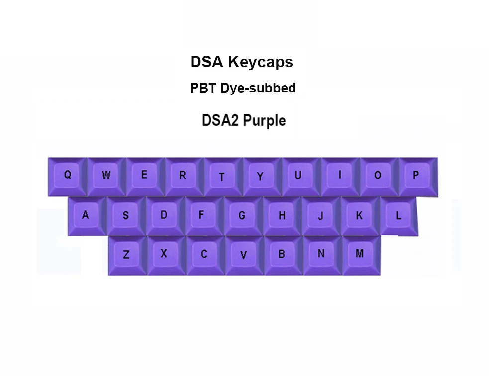 NPKC 26 шт. 1u DSA Keycaps PBT Dye-subbed Top Print Keycaps для Cherry MX переключатели механических клавиатуры