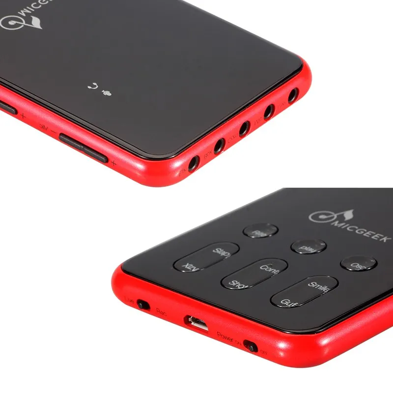 Новинка MICGEEK MI520 микрофон для караоке Мобильная звуковая карта мульти режимы DSP
