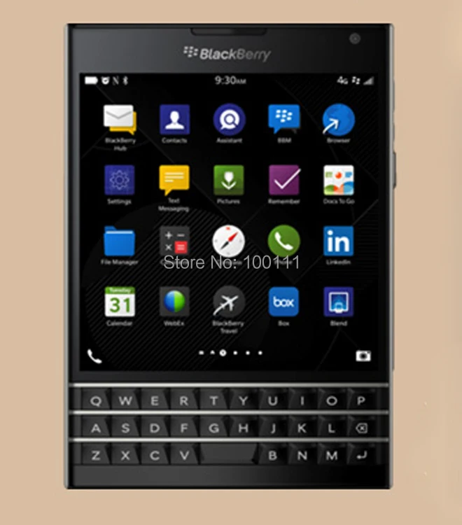 Оригинальный сотовый телефон BlackBerry passport Q30 разблокированный камера 13 МП 3 Гб ОЗУ 32