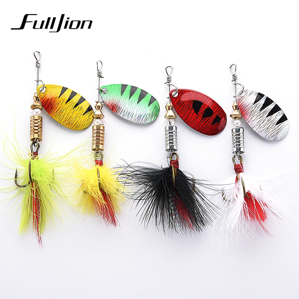 Fulljion الصيد السحر Wobbers اليد سبينر أشرق الترتر ملعقة الطعوم CrankBait ل يطير الصيد معالجة مع ريشة السنانير Pesca Fulljion الصيد السحر Wobbers اليد سبينر أشرق الترتر ملعقة الطعوم CrankBait ل يطير الصيد معالجة مع ريشة السنانير Pesca