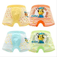 4 шт./лот; детское нижнее белье для мальчиков; Детские шорты с героями мультфильмов; трусы для малышей; боксеры для мальчика; трусы в полоску для подростков
