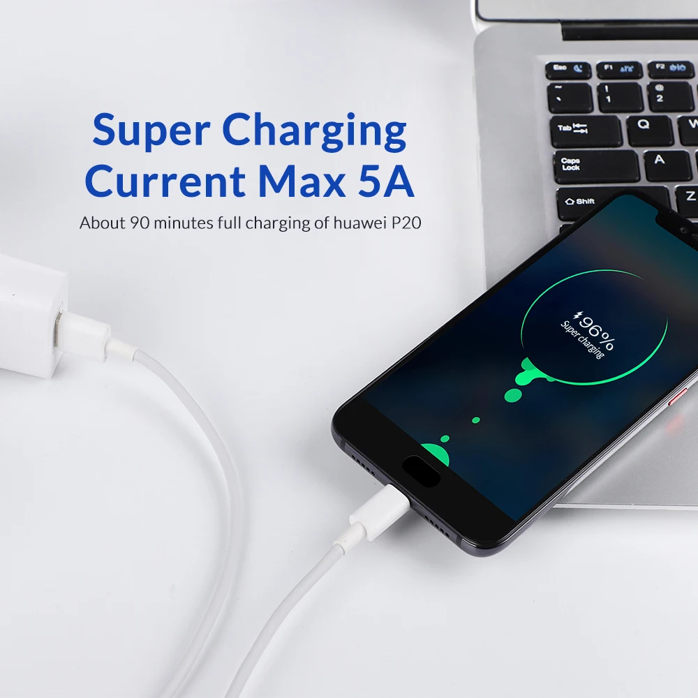 TOPK 5A USB C Quick Charge 3,0 type C кабель для huawei mate 20 Pro P20 Lite Pro P10 Plus Быстрая зарядка type-C кабель для передачи данных USB шнур