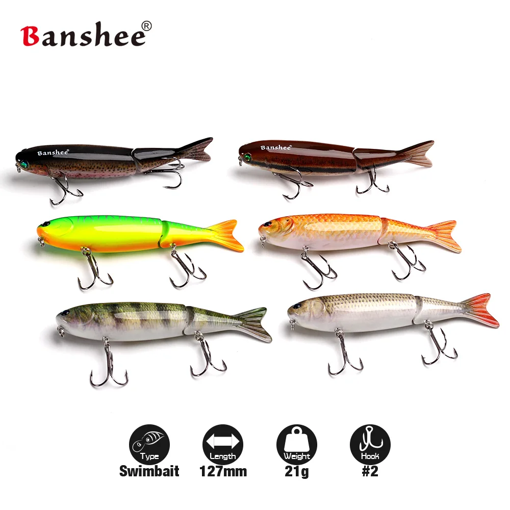 Плавающая приманка карандаш Banshee 6 шт./лот 127 мм 21 г ATJ01|pencil lure|top waterfloating lures |