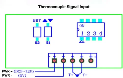Thermocouple-Panel-Meter-Wiring-Circuit