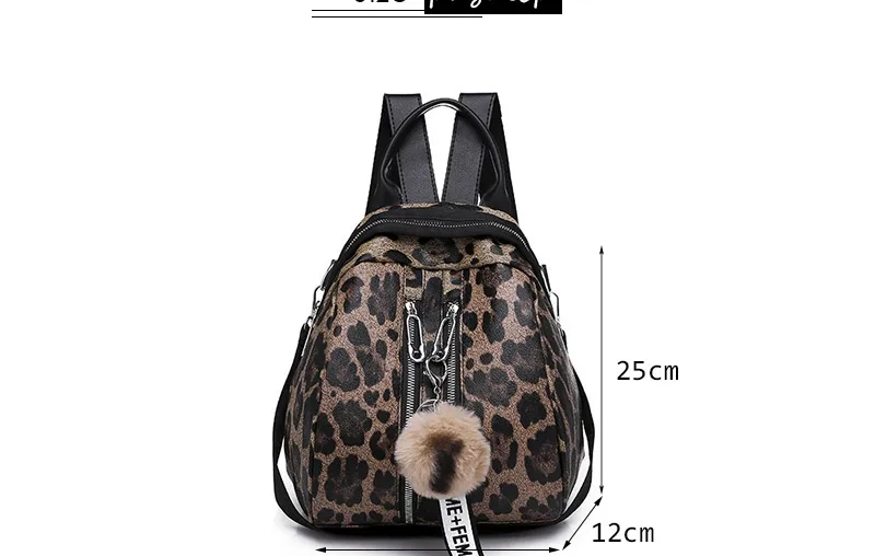women backpack leopard mini backpack_02