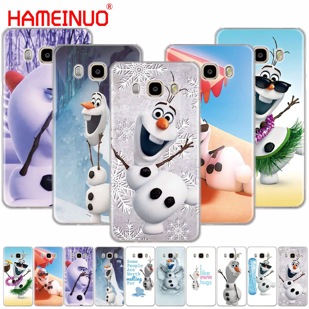 

HAMEINUO cute olaf snow man cover phone case for Samsung Galaxy J1 J2 J3 J5 J7 MINI ACE 2016 2015 prime
