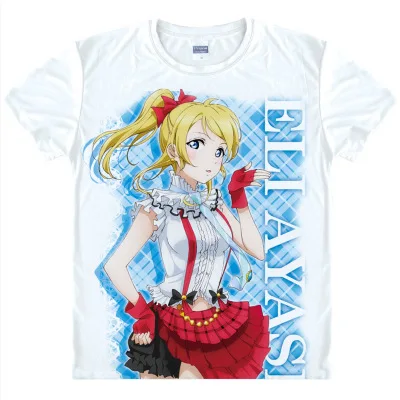 Love Live! School Idol Project Characters T-Shirts Love Live! School Idol Project Characters T-Shirts