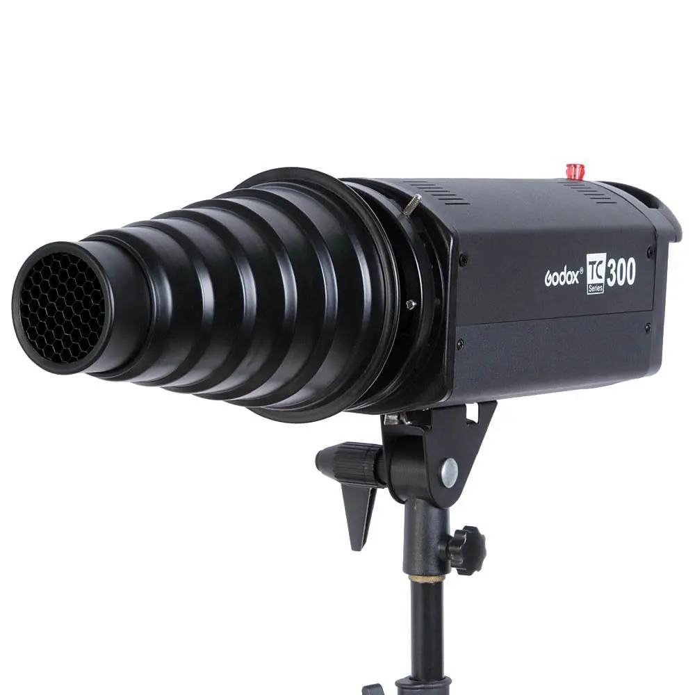 SN-29 Flash Concentrator Snoot With YN50mm F1.8 Lens Mount - Conical Snoot For Studio Strobe, Bowens Mount, Photography Lighting
