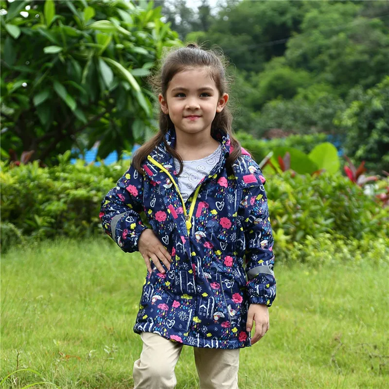 2017 High quality children clothing kid coats child jackets baby girls waterproof windproof outwear coat spring