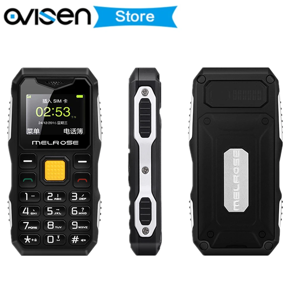 

Smallest Mobile Phone Melrose S10 Big Voice 1 Inch Tiny Screen Flashlight Mini Rugged Shockproof Mini Cellphone PK S9 M18
