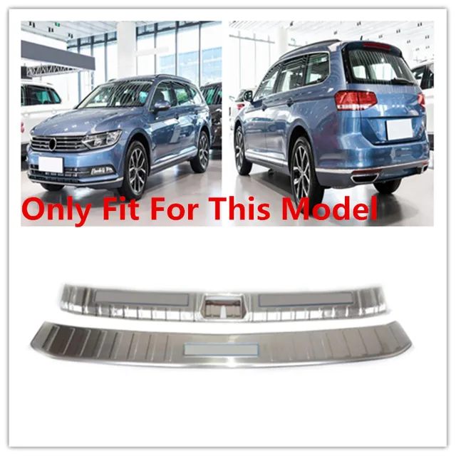 HIGH FLYING Steel Rear Bumper Guard Sill Plate Protector Cover Molding