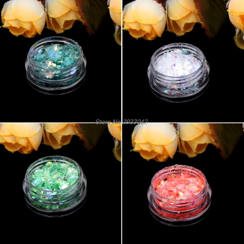 

Glitter Shell Paper Nail Art Decoration Silicone Resin Mold Jewelry Making Tool