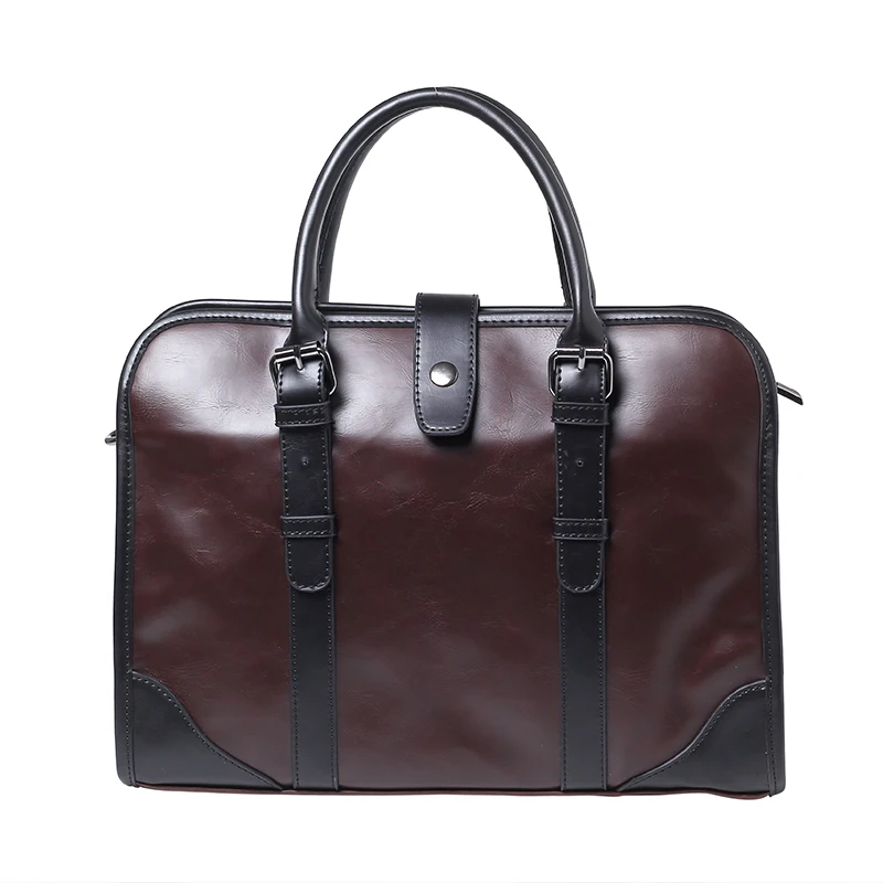 

New Korean Men's Handbag Business Fashion Shoulder Bag Briefcase Retro Diagonal Cross Office Briefcase