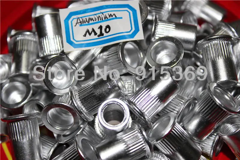 220pcs insert nut kit, 20 each Steel & Aluminium M3 M4 M5 to M6 M8 M10