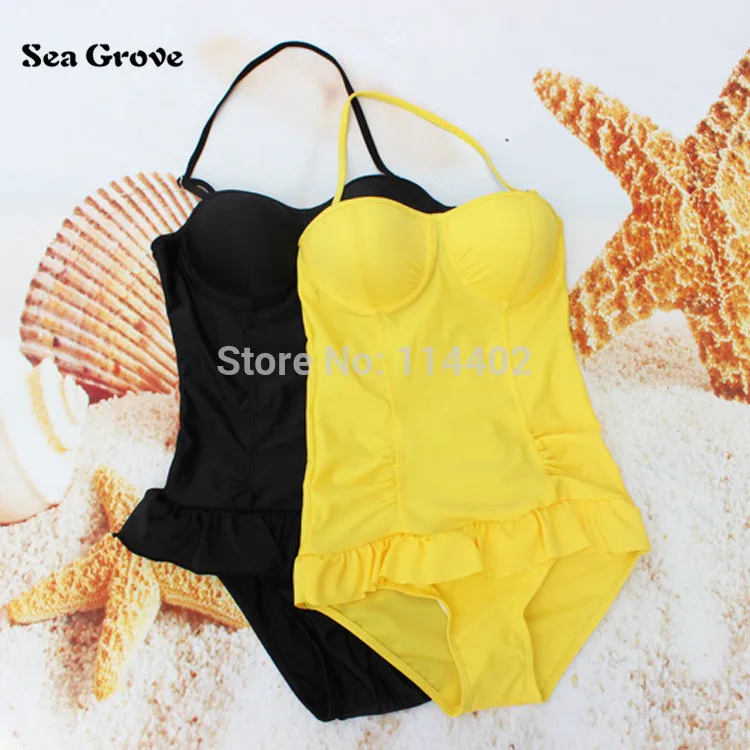 

SEXY ONE PIECE SWIMWEAR PUSH-UP SWIMSUIT Women One Shouder swimsuit