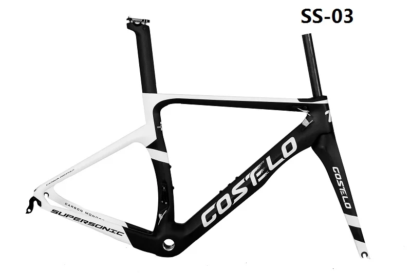 Flash Deal ROAD BICYCLE carbon fiber road bike frame fork clamp seatpost Carbon Road bicycle Frame disc thru axle road frame 14